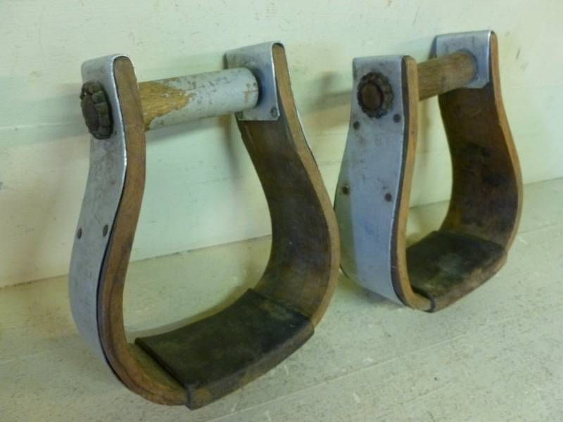 lot 205 image: Saddle Stirrups