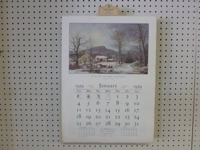 lot 241 image: Vintage Calendar
