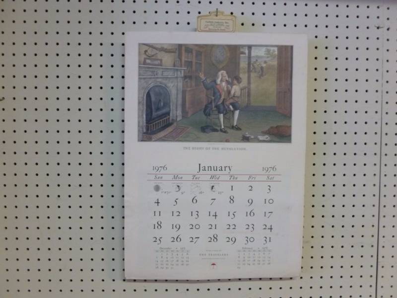 lot 244 image: Vintage Calendar