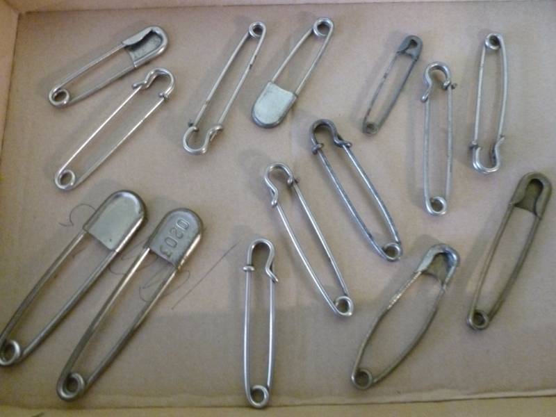 lot 286 image: Vintage Diaper Pins