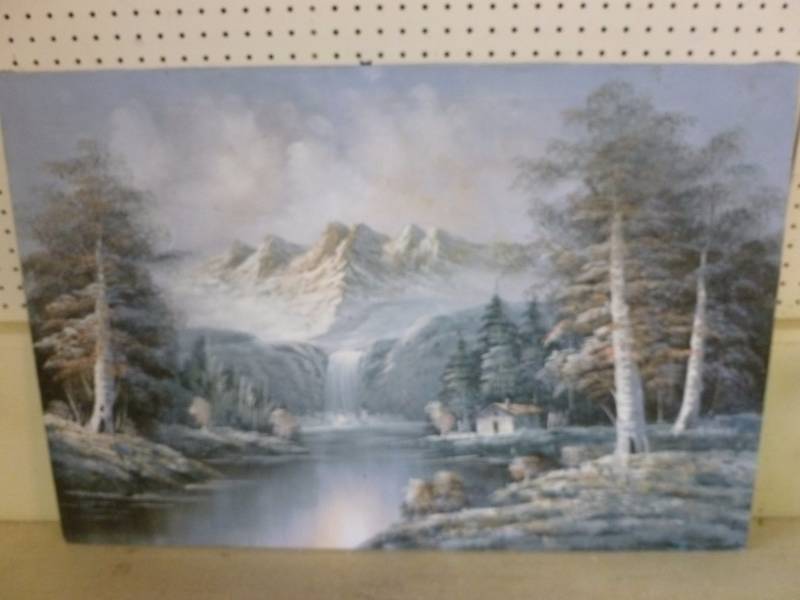 lot 335 image: Oil On Canvas