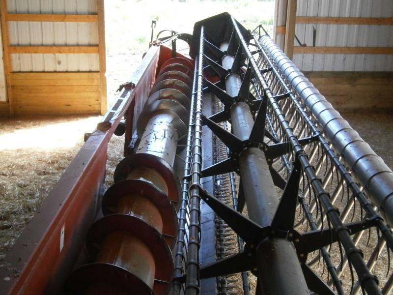lot 9 image: 2009 Case IH 2020 30 Flex Head wAir Reel