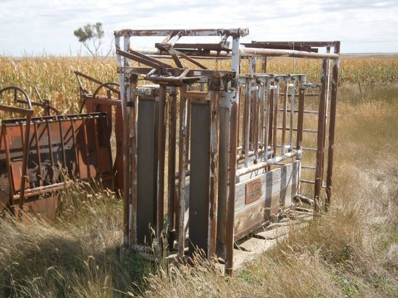 lot 23 image: Pearson Cattle Chute (new floor)