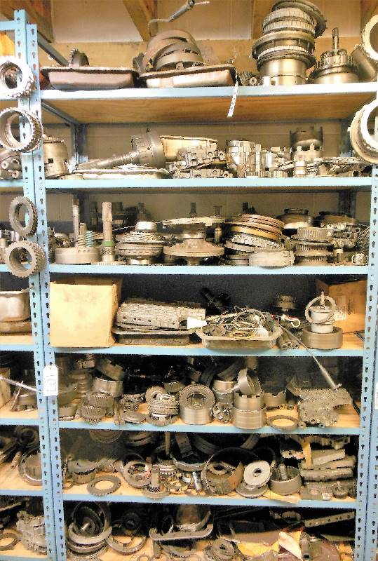lot 106 image: Transmission Parts (Shelving is the following lot)