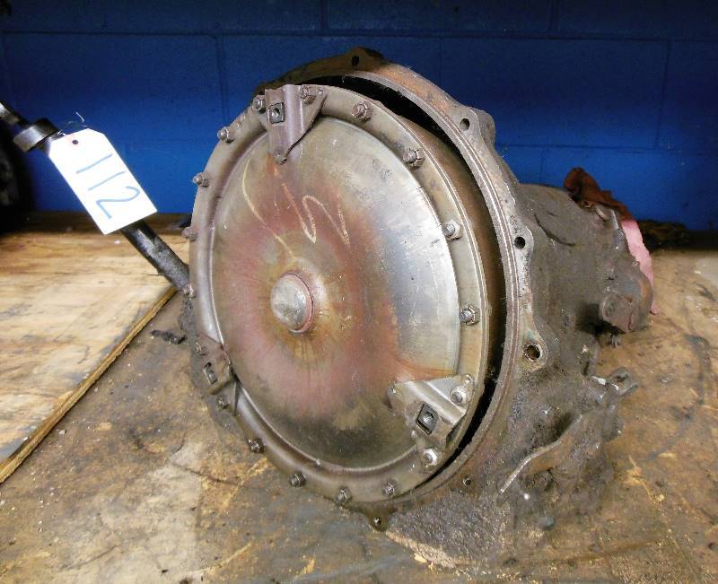 lot 112 image: Cast Iron Powerglide Transmission Core