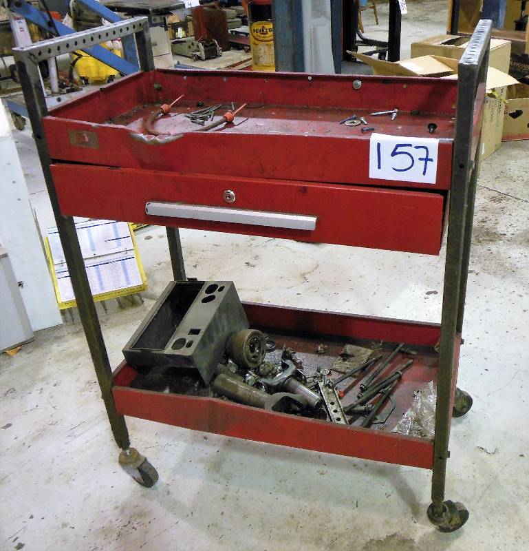 lot 157 image: Rolling Shop Cart