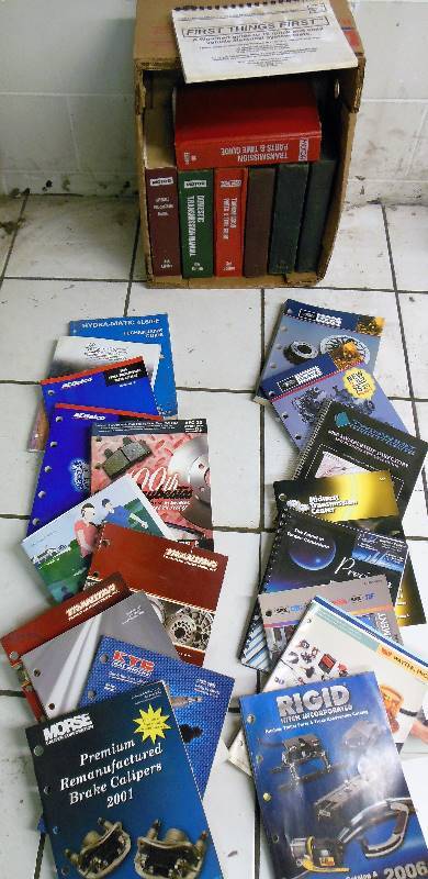 lot 192 image: Assorted Manuals, Periodicals, Bulletins, Auto, Tool, and Transmission Related