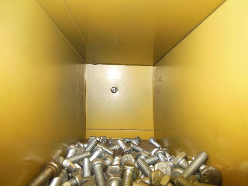 lot 230 image: Updated Photo Three Piece Stacking Hardware Bins and Contents