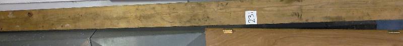 lot 231 image: Treated 16 foot 1 inch long 2 x 10 piece of lumber in great straight condition