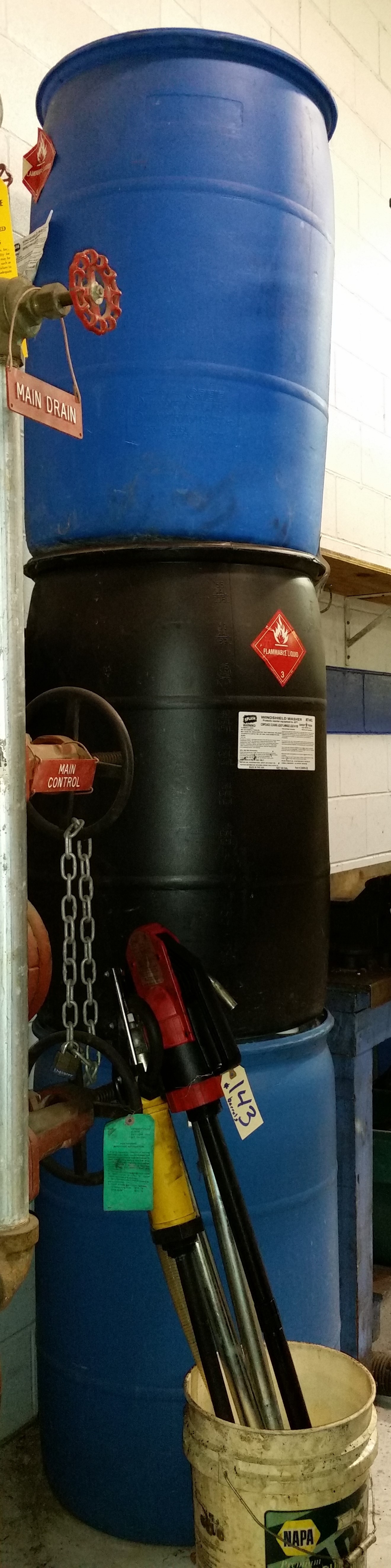 lot 143 image: Updated photos 4 Barrel Pumps and 3 Barrels