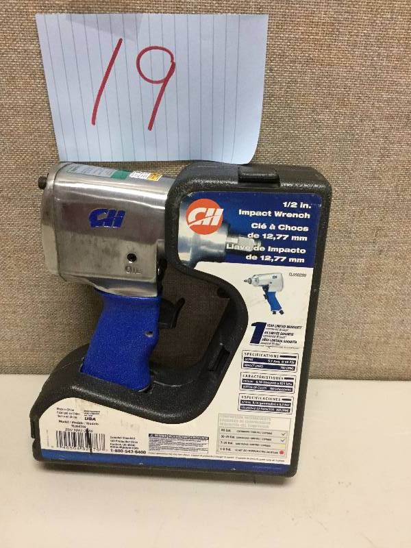 lot 19 image: CH 12 in Impact wrench used not tested