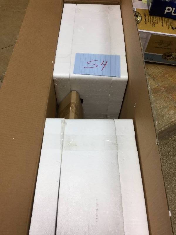 lot 54 image: Home Decorators Fairview 2-Light Heritage Bronze Ceiling Kitchen Island Light Open Box - never used item - stock and actual pictures included