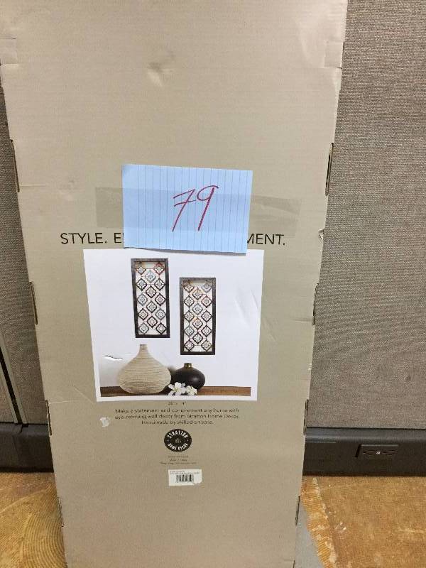 lot 79 image: Large Art & Mirrors Wall Art New