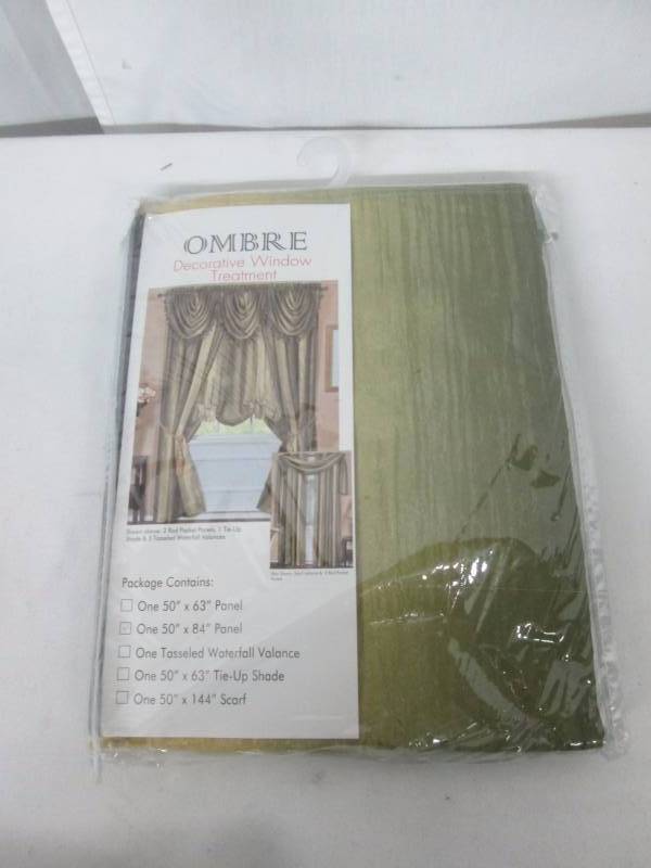 lot 64 image: Ombre 50 x 84 Window Panel