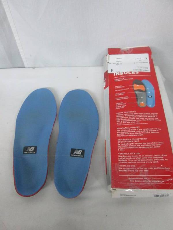 lot 50 image: New Balance Unisex Supportive Cushioning Insole