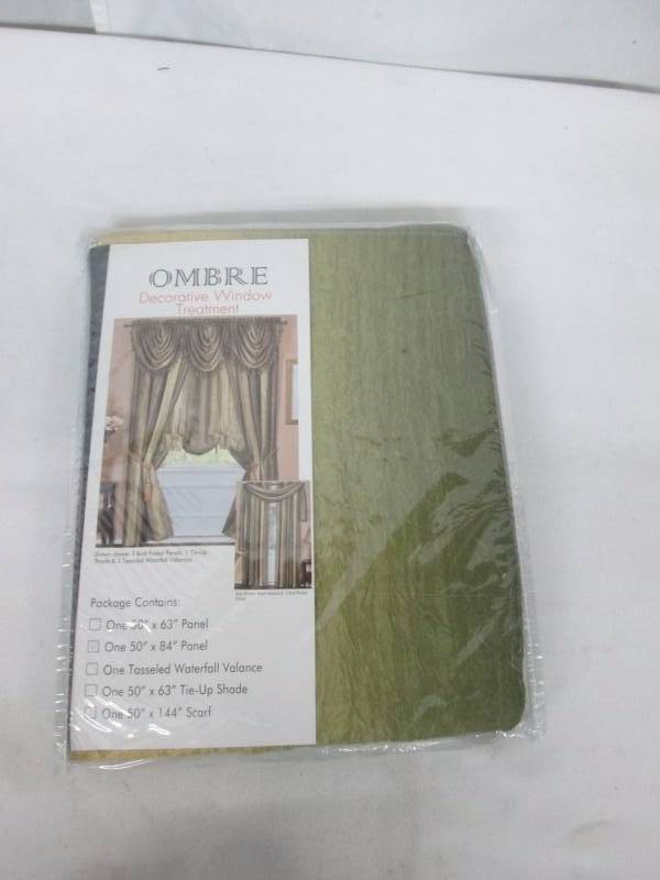 lot 63 image: Ombre 50 x 84 Window Panel