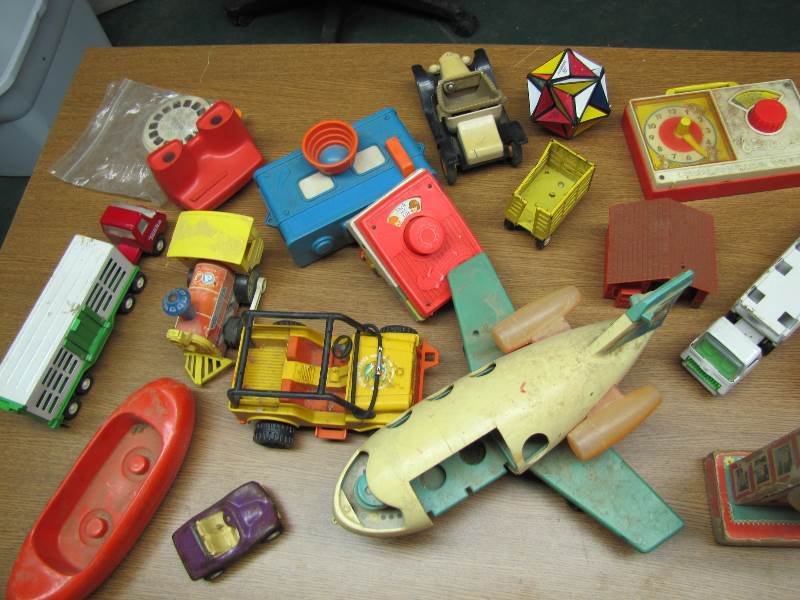 Box of Vintage Toys