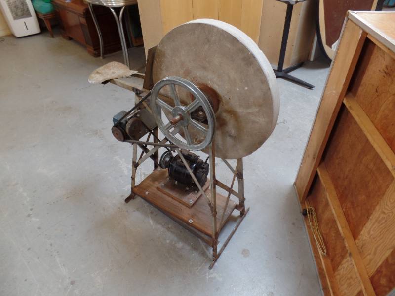 Vintage Grinding Wheel