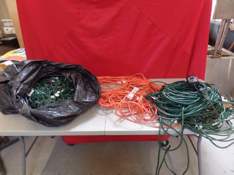 Lights and Extension Cords.