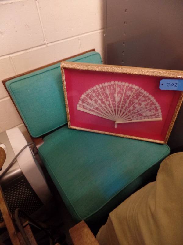 Chair and Belgian Lace Fan