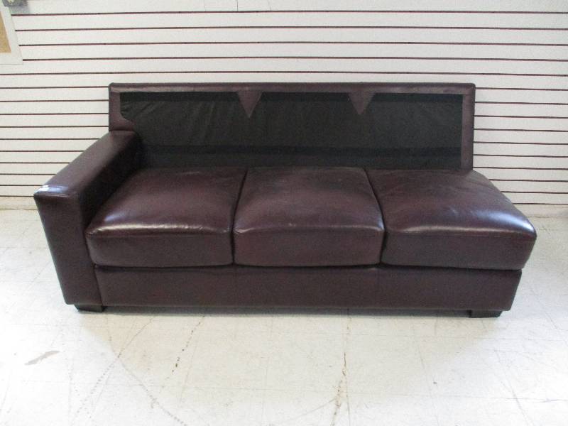 Brown Leather Sofa