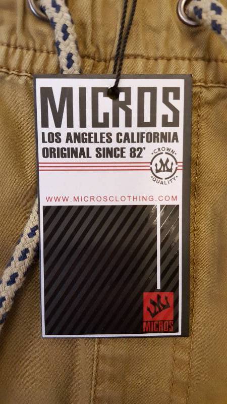 Mens Harbor MICROS Original Since 82 Shorts - Khaki(36-38)