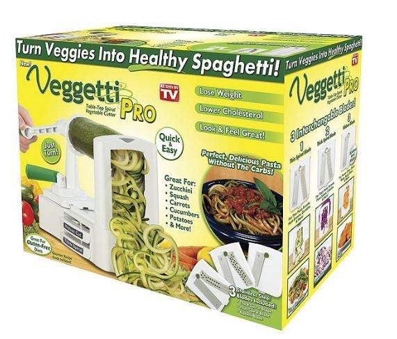 lot 57 image: Veggetti Pro Tabletop Spiral Vegetable Cutter