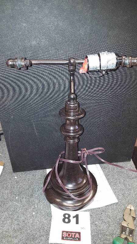 lot 151 image: Mcleland Design Banker Lamp