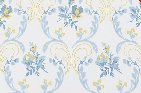 lot 91 image: Cozelle Rosebud Printed to Solid Reversible Seven-Piece Comforter Set- QUEEN