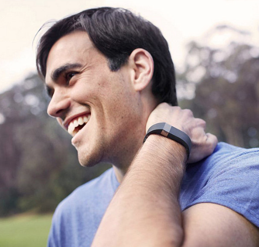 lot 159 image: Fitbit Flex Wireless Activity and Sleep Wristband - Slate