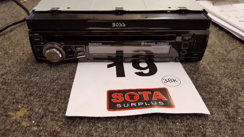 lot 19 image: Boss DVD Bluetooth Car Stereo with 7 Touch Screen