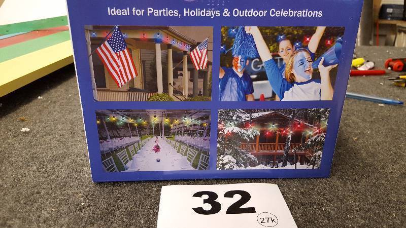 lot 32 image: Assorted Colors LIGHT BULBS  60 pack