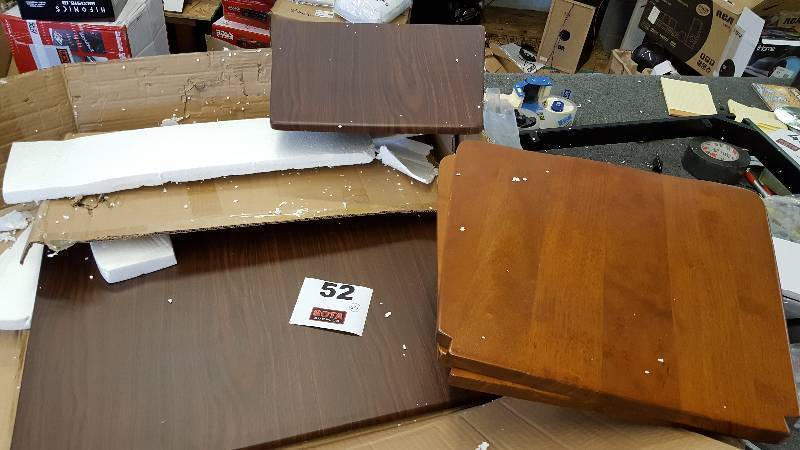 lot 52 image: 3-Pc. Square Bistro Set