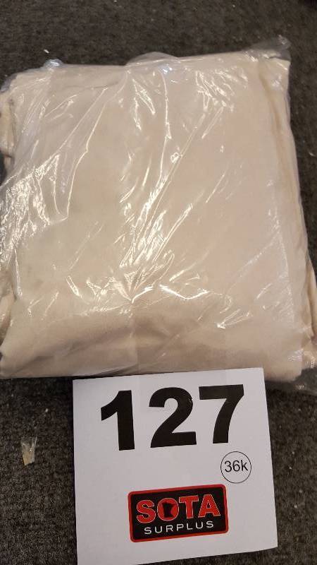 lot 127 image: Serta Smooth Suede Short Dining Chair Cover- LT tan - Set of 2