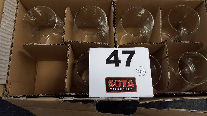 lot 47 image: 7 Schodt Zwiesel Tritan Crystal Glasses 16 oz.