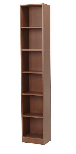 lot 120 image: alcove Skinny Shelf Tower - Cherry