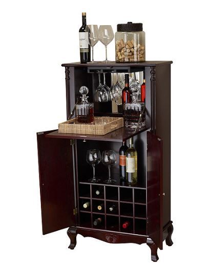 lot 140 image: WineLiquor   Cabinet - Cherry