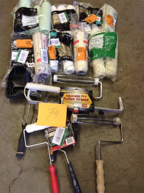 lot 74 image: Lot of assorted painting items- this items are not used