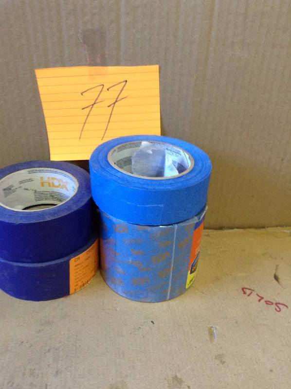 lot 77 image: Lot of Painters Blue Tape