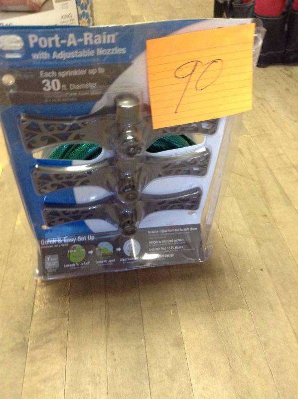 lot 90 image: Port a Rain 30 Ft Diameter open packaged never used