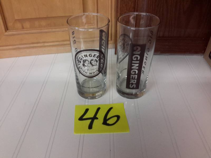 lot 46 image: 17, 15oz, 2 Gingers  High Ball Glasses.. New in box