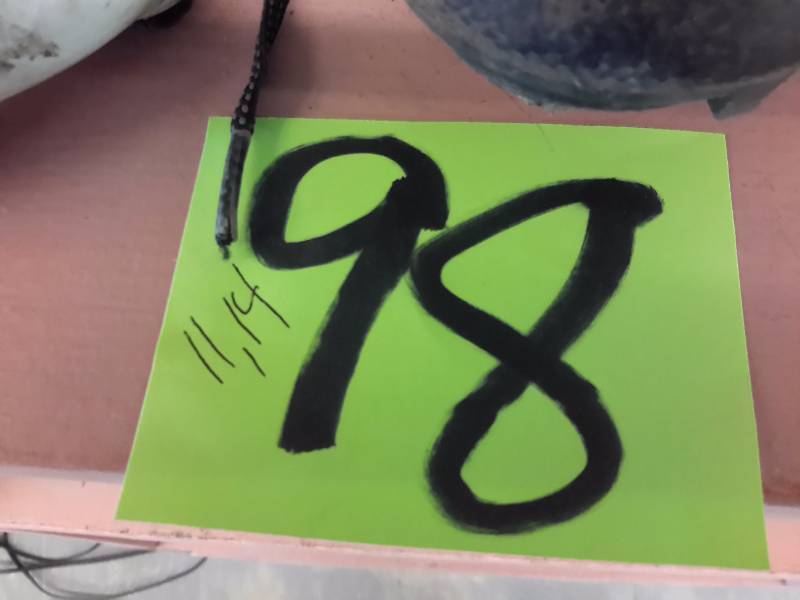 lot 98 image: 2 Pair of Football Cleats.. Need cleaning.  Size 11 and size 14