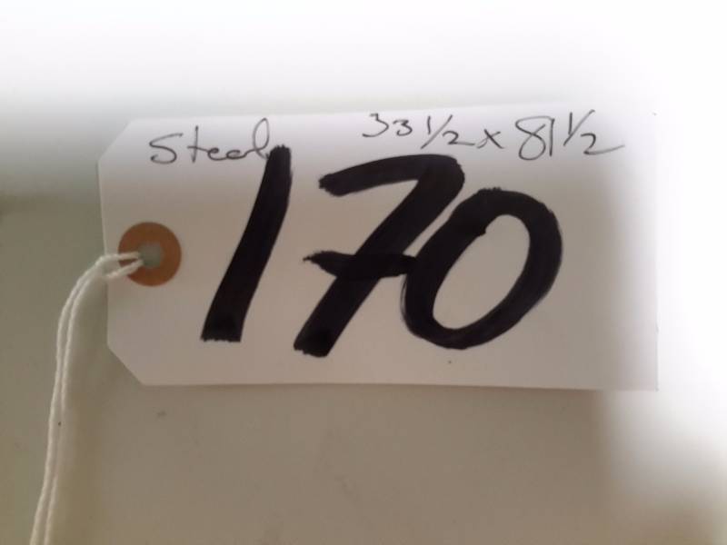 lot 170 image: NEW, Solid core Steel Door and frame.