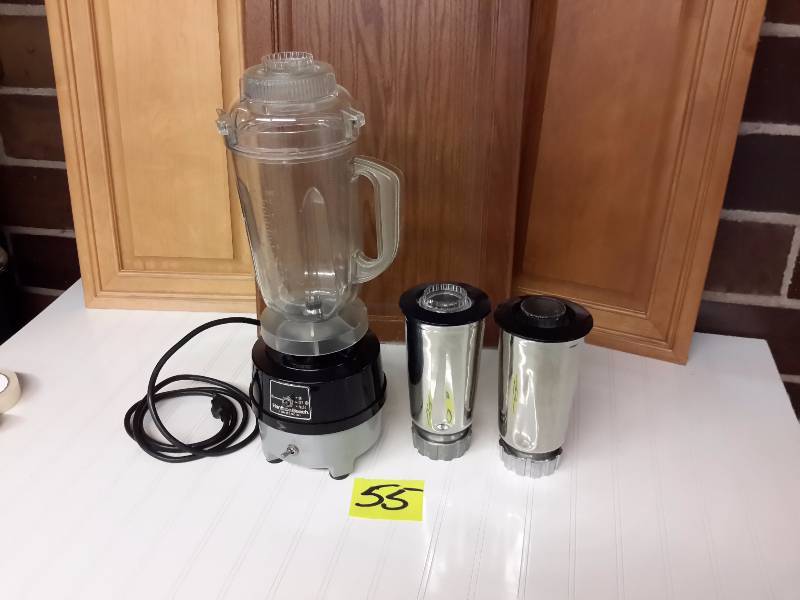lot 55 image: Hamilton Beach Commercial, NSF,  Blender and extra containersl