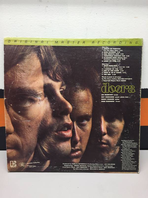lot 3 image: THE DOORS ALBUM, THE ORIGINAL MASTER RECORDINGS