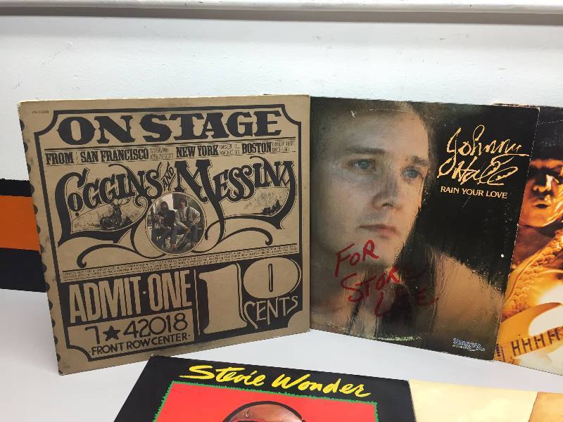 lot 10 image: LOGGINS AND MESSINA ONSTAGE, JOHNNY HALL RAIN YOUR LOVE, STEVIE WONDER HOTTER THEN JULY AND INNER VISIONS