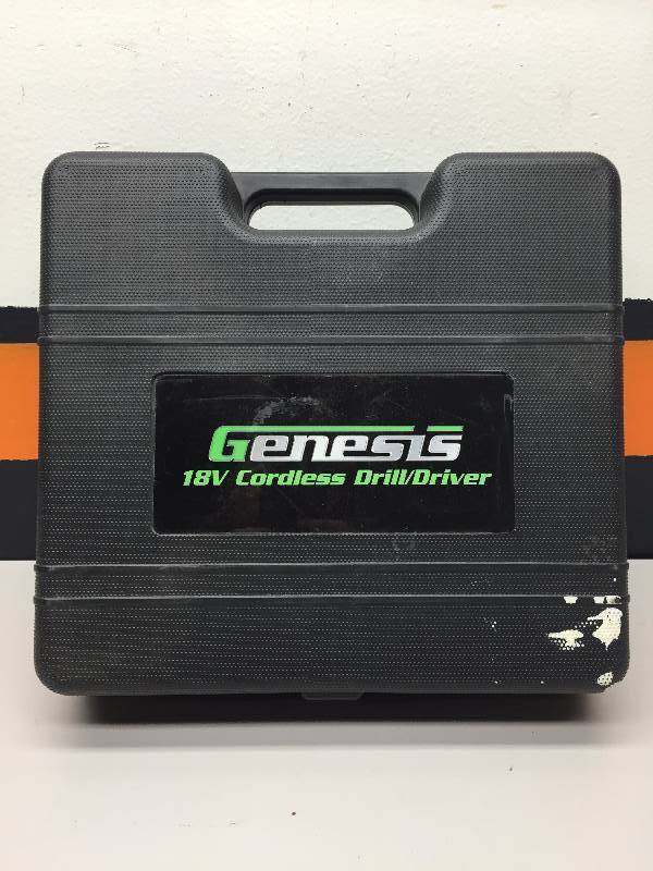 GENESIS 18V CORDLESS DRILLDRIVER