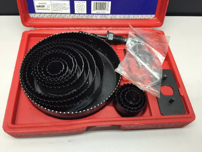 GRIP 16 PC HOLE SAW KIT