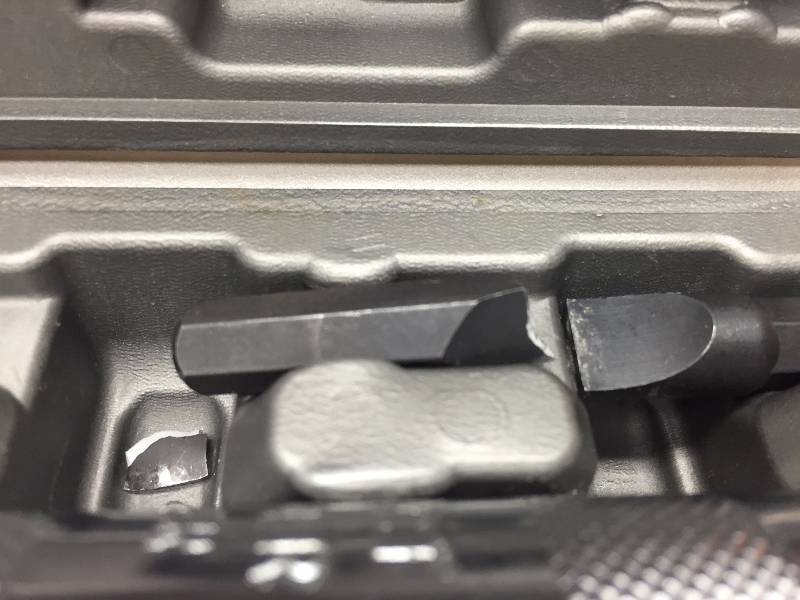 KT INDUSTRIES 6 PC 38 DRIVE IMPACT DRIVER KIT - 1 BIT BROKEN
