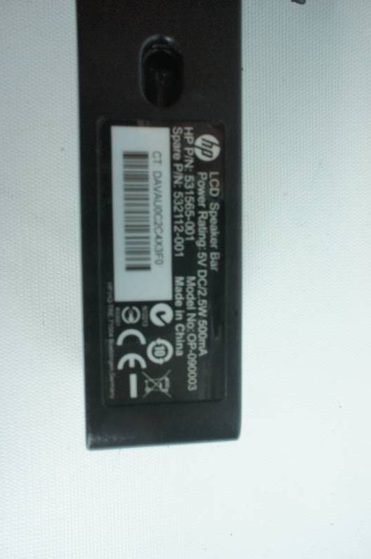 HP Computer Speaker - Black